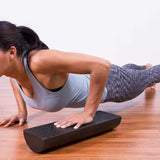 Maxbell Muscle Roller Balance Training Back Neck Legs Massage Half Round Foam Roller Black Blue