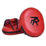 Maxbell Curved Punching Mitts Workout Boxing Hand Pad for Taekwondo Muay Thai Karate Red