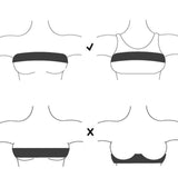 Maxbell Breast Compression Band Elastic Sports Chest Belt for Running Workout Yoga