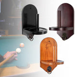 Maxbell Wooden Cone Chalk Holder Billiards Pool Decoration Elegant Hand Chalk Holder Brown