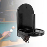 Maxbell Wooden Cone Chalk Holder Billiards Pool Decoration Elegant Hand Chalk Holder Black