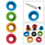 Maxbell Billiard Cue Bottom Practical Durable Portable Spare Part Pool Cue Block End Blue