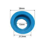 Maxbell Billiard Cue Bottom Practical Durable Portable Spare Part Pool Cue Block End Blue