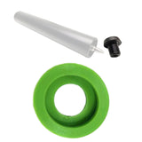 Maxbell Billiard Cue Bottom Practical Durable Portable Spare Part Pool Cue Block End Green