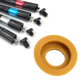 Maxbell Billiard Cue Bottom Practical Durable Portable Spare Part Pool Cue Block End Yellow