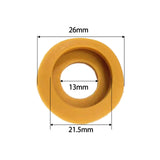 Maxbell Billiard Cue Bottom Practical Durable Portable Spare Part Pool Cue Block End Yellow