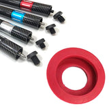 Maxbell Billiard Cue Bottom Practical Durable Portable Spare Part Pool Cue Block End Red