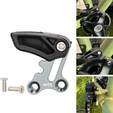 Maxbell Bicycle Chain Guide Durable Chain Stabilizer for Mountain Bikes Most Bicycle silver