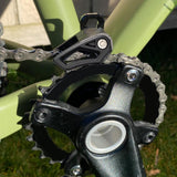 Maxbell Bicycle Chain Guide Durable Chain Stabilizer for Mountain Bikes Most Bicycle silver