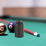 Maxbell Pool Cue Shaper Portable Metal Snooker Cue Tip Shaper Pool Table Accessories Black