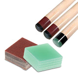 Maxbell Billiard Pool Cue Tip Glue on Replacement Parts Durable for Billiards Lovers Brown