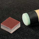 Maxbell Billiard Pool Cue Tip Glue on Replacement Parts Durable for Billiards Lovers Brown