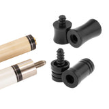 Maxbell Pool Cue Joint Protector Black Protect Shaft and End Joint Pin Protector Cap