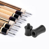 Maxbell Pool Cue Joint Protector Black Protect Shaft and End Joint Pin Protector Cap