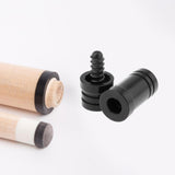 Maxbell Pool Cue Joint Protector Black Protect Shaft and End Joint Pin Protector Cap