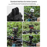 Maxbell Handle Bar Mount Rack Bike Handlebar Action Cameras Mount for Mountain Bikes