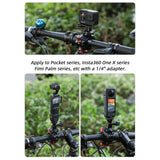 Maxbell Handle Bar Mount Rack Bike Handlebar Action Cameras Mount for Mountain Bikes