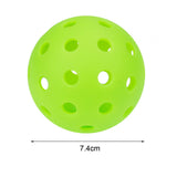 Maxbell LED Pickleball Balls 74mm 40 Holes Pickleballs for Indoor Night Play Outdoor 12pcs