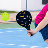 Maxbell LED Pickleball Balls 74mm 40 Holes Pickleballs for Indoor Night Play Outdoor 12pcs