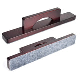 Maxbell Shuffleboard Sweep Indoor Shuffleboard Games Sturdy Shuffleboard Table Brush Red