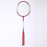 Maxbell Badminton Rackets 2 Pieces Shuttlecock Racket for Training Practice Advanced Red