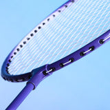Maxbell Badminton Rackets 2 Pieces Shuttlecock Racket for Training Practice Advanced Violet