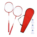 Maxbell Badminton Rackets Set 670mm for Indoor Outdoor Sports Backyard Game Advanced Red