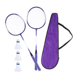 Maxbell Badminton Rackets Set 670mm for Indoor Outdoor Sports Backyard Game Advanced Violet