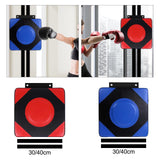 Maxbell Boxing Wall Target PU Leather Wall Focus Target for Gym Fitness Martial Arts M Red