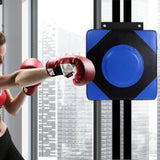 Maxbell Boxing Wall Target PU Leather Wall Focus Target for Gym Fitness Martial Arts M Blue