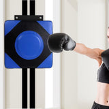 Maxbell Boxing Wall Target PU Leather Wall Focus Target for Gym Fitness Martial Arts M Blue