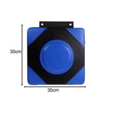 Maxbell Boxing Wall Target PU Leather Wall Focus Target for Gym Fitness Martial Arts M Blue