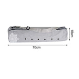 Maxbell Yoga Mat Bag Breathable Fitness Pouch Canvas Wear Resistant Yoga Mat Carrier Gray