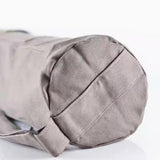 Maxbell Yoga Mat Bag Breathable Fitness Pouch Canvas Wear Resistant Yoga Mat Carrier Gray