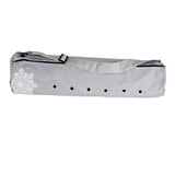 Maxbell Yoga Mat Bag Breathable Fitness Pouch Canvas Wear Resistant Yoga Mat Carrier Gray