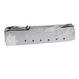 Maxbell Yoga Mat Bag Breathable Fitness Pouch Canvas Wear Resistant Yoga Mat Carrier Gray