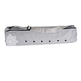 Maxbell Yoga Mat Bag Breathable Fitness Pouch Canvas Wear Resistant Yoga Mat Carrier Gray