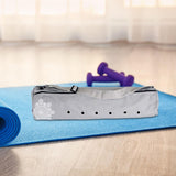 Maxbell Yoga Mat Bag Breathable Fitness Pouch Canvas Wear Resistant Yoga Mat Carrier Gray