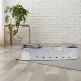 Maxbell Yoga Mat Bag Breathable Fitness Pouch Canvas Wear Resistant Yoga Mat Carrier Gray