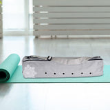 Maxbell Yoga Mat Bag Breathable Fitness Pouch Canvas Wear Resistant Yoga Mat Carrier Gray