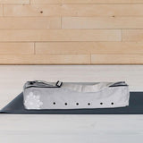 Maxbell Yoga Mat Bag Breathable Fitness Pouch Canvas Wear Resistant Yoga Mat Carrier Gray