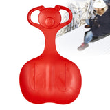 Maxbell Snow Sled Skiing Board Heavy Duty Large Snow Luge for Boys Girls Kids Adults Red