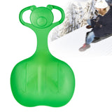 Maxbell Snow Sled Skiing Board Heavy Duty Large Snow Luge for Boys Girls Kids Adults Green
