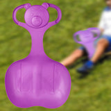 Maxbell Snow Sled Skiing Board Heavy Duty Large Snow Luge for Boys Girls Kids Adults Purple