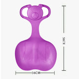 Maxbell Snow Sled Skiing Board Heavy Duty Large Snow Luge for Boys Girls Kids Adults Purple