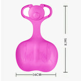 Maxbell Snow Sled Skiing Board Heavy Duty Large Snow Luge for Boys Girls Kids Adults Rose Red