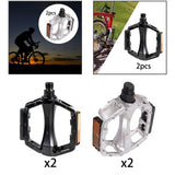 Maxbell Bicycle Pedals Durable Mountain Bike Pedals for Mountain Bikes Universal BMX Black