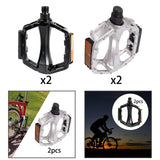Maxbell Bicycle Pedals Durable Mountain Bike Pedals for Mountain Bikes Universal BMX Black