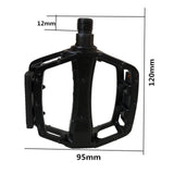 Maxbell Bicycle Pedals Durable Mountain Bike Pedals for Mountain Bikes Universal BMX Black
