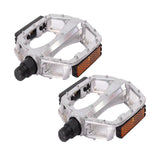 Maxbell Bicycle Pedals Durable Mountain Bike Pedals for Mountain Bikes Universal BMX Silver